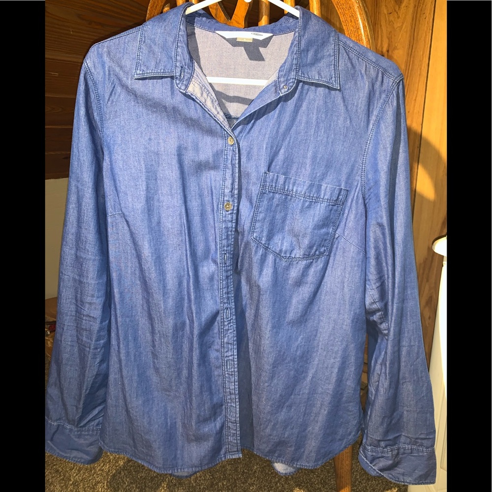 Blue Jean button up shirt